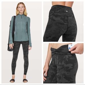 SOLD Lululemon Wunder Under HR 28” Gator Green